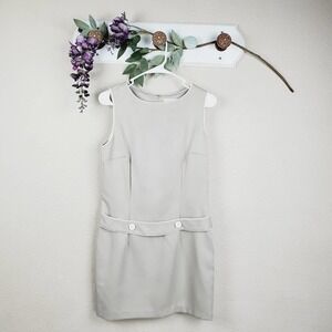 Vintage Nu Oz Drop Waist Mini Sleeveless Dress